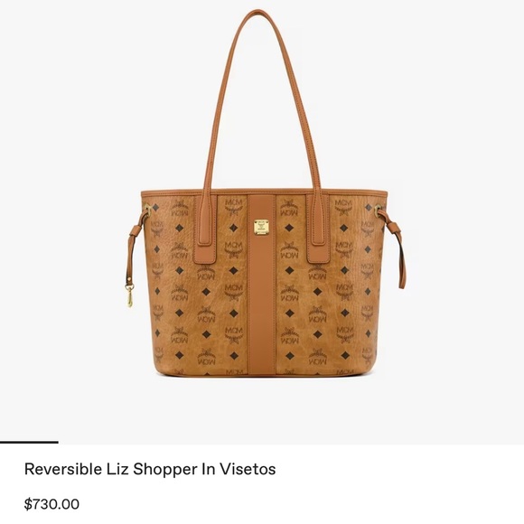 MCM Reversible Liz Shopper Tote - Picture 9 of 9